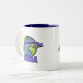 Tasse 2 Couleurs Plus grand Nonna du monde (Devant gauche)