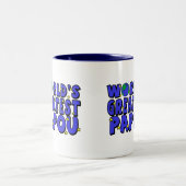 Tasse 2 Couleurs Plus grand Papou du monde (Centre)