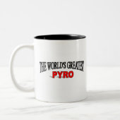 Tasse 2 Couleurs Plus grand Pyro du monde (Gauche)