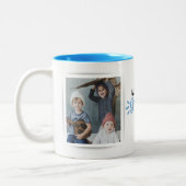 Tasse 2 Couleurs Plus grande Fête des pères Papa 2 Photo (Gauche)