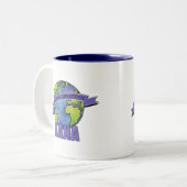 Tasse 2 Couleurs Plus grande Nana du monde (Devant gauche)