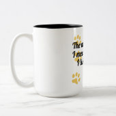 Tasse 2 Couleurs Plus j'aime mon pitbull (Gauche)