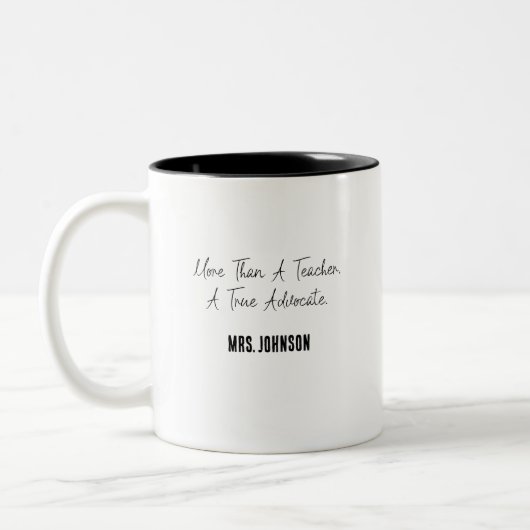 Tasse 2 Couleurs Plus qu'un enseignant, un véritable défenseur de l (Gauche)