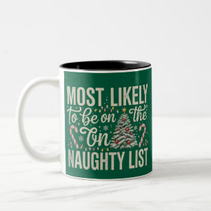 Tasse 2 Couleurs Plus Susceptible De Figurer Sur La Liste Vilain De