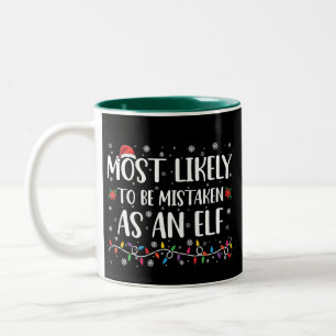 Tasse 2 Couleurs Plus susceptible d'être confondu avec un Noël de f