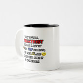 Tasse 2 Couleurs Podiatriste ... OMG WTF LOL (Devant gauche)