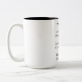 Tasse 2 Couleurs Poème de rêve (Gauche)