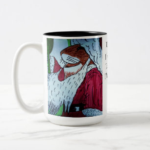 TASSE 2 COULEURS POÈME DE VISITE DE NOËL