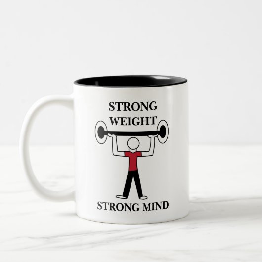 Tasse 2 Couleurs Poids Poids Poids-lifter Bodybuilder (Gauche)