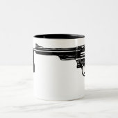 Tasse 2 Couleurs Poignée de coup de la mort ! (Centre)