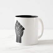 Tasse 2 Couleurs poing de point d'ébullition (Devant droit)