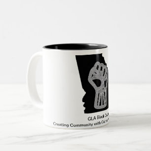 Tasse 2 Couleurs Poing du caucus noir