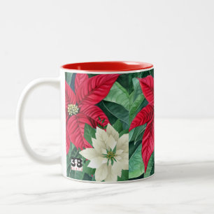 Tasse 2 Couleurs Poinsettia