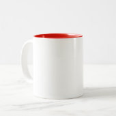 Tasse 2 Couleurs Poinsettia Swirl (Devant gauche)