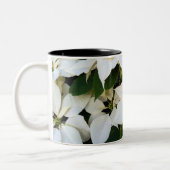 Tasse 2 Couleurs Poinsettias blanches (Gauche)