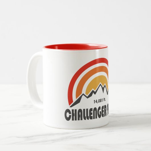 Tasse 2 Couleurs Point Challenger (Devant gauche)