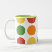 Tasse 2 Couleurs Point coloré (Gauche)