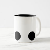 Tasse 2 Couleurs Point minimum 3 Polka (Devant droit)