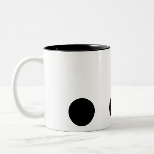 Tasse 2 Couleurs Point minimum 3 Polka (Gauche)