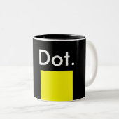 Tasse 2 Couleurs Point.   Point (Devant droit)