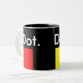 Tasse 2 Couleurs Point.   Point (Devant gauche)