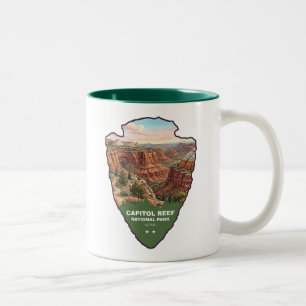 Tasse 2 Couleurs Pointe de flèche du parc national de Capitol Reef