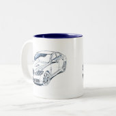 Tasse 2 Couleurs Pointe XFR 2009 (Devant gauche)