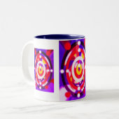 Tasse 2 Couleurs Points dans le temps (Devant gauche)