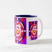 Tasse 2 Couleurs Points dans le temps (Devant droit)