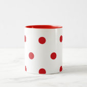 Tasse 2 Couleurs Points de cerise (Centre)