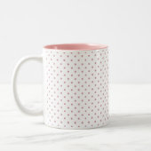 Tasse 2 Couleurs Points roses (Gauche)