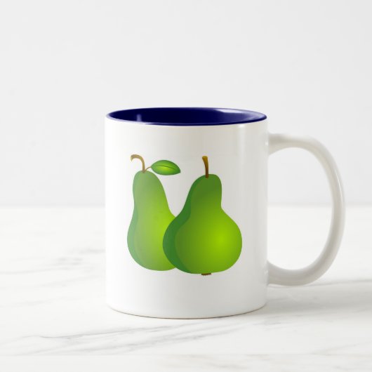 Tasse 2 Couleurs Poires (Droit)
