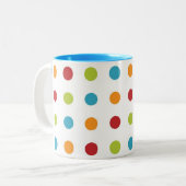 Tasse 2 Couleurs Pois (Devant gauche)
