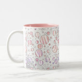 Tasse 2 Couleurs Pois rose et blanc Zebra (Gauche)