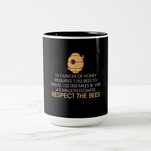 Tasse 2 Couleurs Poison de Funny Bee | Honey Bee Lover (Centre)