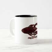 Tasse 2 Couleurs Poisson à la coque (Devant gauche)