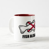 Tasse 2 Couleurs Poisson Alabama (Devant gauche)