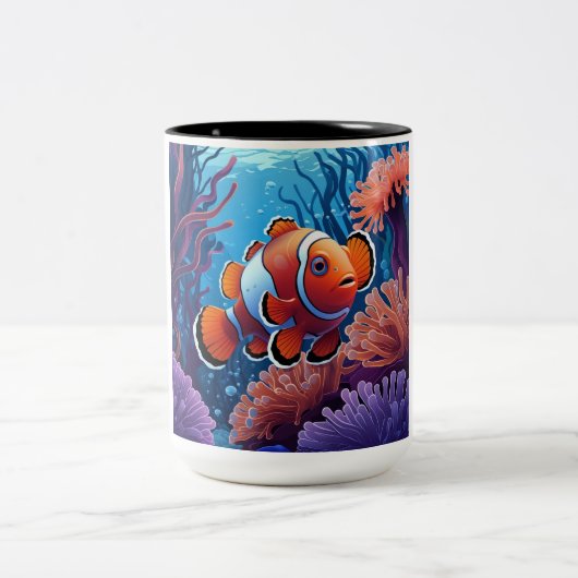 Tasse 2 Couleurs Poisson clown (Centre)