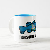 Tasse 2 Couleurs Poisson Dakota du Sud (Devant gauche)