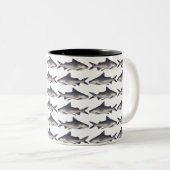 Tasse 2 Couleurs Poisson de petite taille (Devant droit)