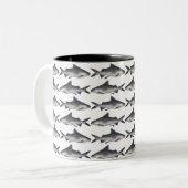 Tasse 2 Couleurs Poisson de petite taille (Devant gauche)