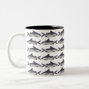 Tasse 2 Couleurs Poisson de petite taille