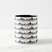 Tasse 2 Couleurs Poisson de petite taille (Centre)