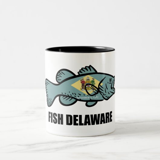 Tasse 2 Couleurs Poisson Delaware (Centre)