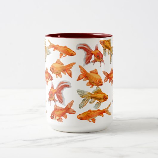 Tasse 2 Couleurs Poisson d'or (Centre)