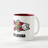 Tasse 2 Couleurs Poisson Floride (Devant droit)