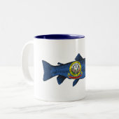 Tasse 2 Couleurs Poisson Idaho truite (Devant gauche)