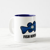 Tasse 2 Couleurs Poisson Kentucky (Devant gauche)