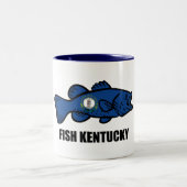Tasse 2 Couleurs Poisson Kentucky (Centre)