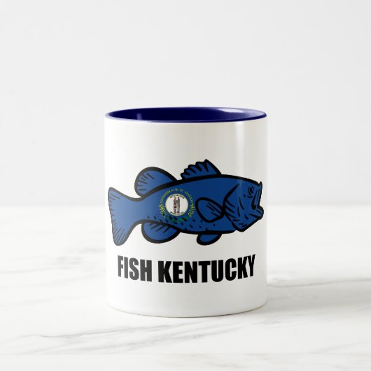 Tasse 2 Couleurs Poisson Kentucky (Centre)